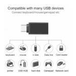 Adaptador Otg Usb 3.0 Hembra A Usb Tipo C Macho - Evox Negro - Imagen 5