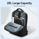 Mochila Porta Notebook / Laptop 15.6 Ipx4 20 Litros Vention - Negro - Liso - Imagen 6