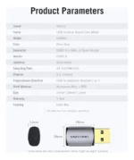 Adaptador Tarjeta De Audio Externo Usb Jack 3.5 Ctia Vention - Imagen 4