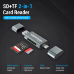 Lector Vention SD/TF USB-C USB y Micro USB - Imagen 7