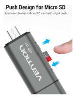 Lector Vention SD/TF USB-C USB y Micro USB - Imagen 4