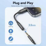 Adaptador Vention USB-C a Jack 3.5mm DAC Negro - Imagen 7