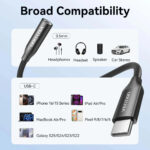 Adaptador Vention USB-C a Jack 3.5mm DAC Negro - Imagen 5