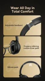 Auriculares Vention SoundMate S11 Bluetooth Negro - Imagen 9