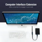 Alargue Vention USB 3.0 0,5 m Negro - Imagen 5