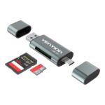 Lector Vention SD/TF USB-C USB y Micro USB