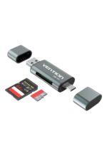 Lector Vention SD/TF USB-C USB y Micro USB