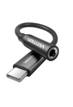 Adaptador Vention USB-C a Jack 3.5mm DAC Negro
