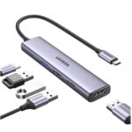 Hub Ugreen 5 en 1 USB-C HDMI 4K PD 100W