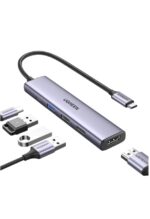 Hub Ugreen 5 en 1 USB-C HDMI 4K PD 100W