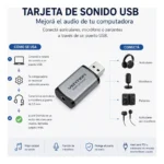 Vention Adaptador Audio USB a Jack 3.5mm - Imagen 3