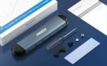 Fideco Case M.2 NVMe/SATA USB-C Gris - Imagen 2