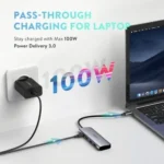 Ugreen Hub USB-C 6 en 1 HDMI 4K 100W - Imagen 4