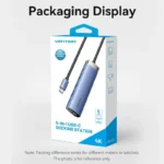 Vention Hub USB-C 5 en 1 HDMI 4K 100W - Imagen 2
