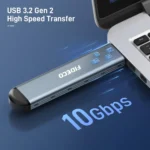 Fideco Case M.2 NVMe/SATA USB-C Gris - Imagen 7