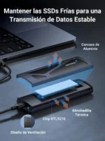 Ugreen Case M.2 NVMe SSD USB 3.2 10Gbps - Imagen 5