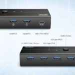 Fideco Switch USB 3.0 4 Puertos para 2 PCs - Imagen 6