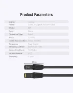 Vention Cable de Red Cat6 Plano 3m - Imagen 3