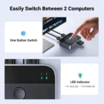 Ugreen Switch USB 3.0 2x2 para 2 PCs - Imagen 3