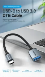 Vention Adaptador USB-C a USB 3.0 OTG - Imagen 2