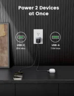 Cargador Ugreen 35W USB-C/USB-A GaN Plegable - Imagen 2
