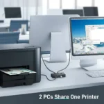 Fideco Switch USB 3.0 4 Puertos para 2 PCs - Imagen 2