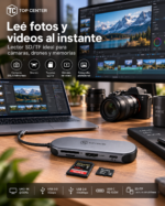 Hub USB-C 7 en 1 HDMI 4K PD 100W TopCenter PREMIUM - Imagen 4