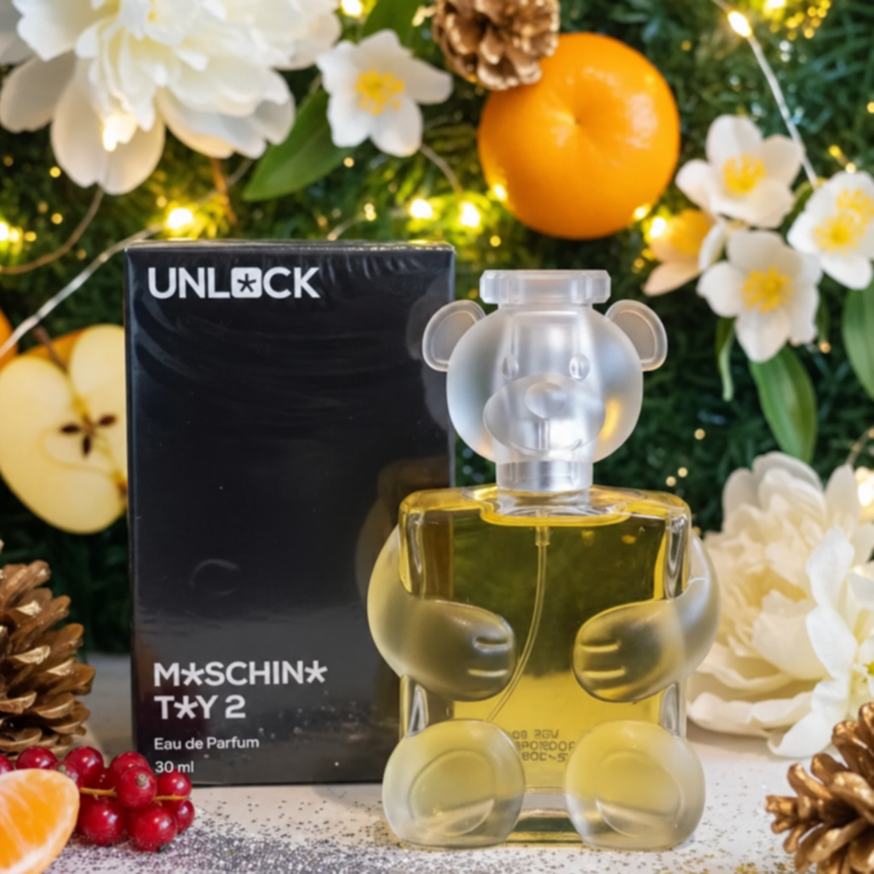 ChatGPT Image 19 sept 2026, 01_51_32 p.m. Perfume Bagués UNLOCK EDP 30 ml inspirado en M*schin* T*y 2 - Imagen 1
