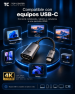 Adaptador USB-C a HDMI 4K 60Hz TopCenter - Imagen 2