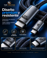 Cable USB-C a HDMI 4K 60Hz 1m TopCenter - Imagen 6