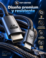 Cable USB-C a HDMI 4K 60Hz 2m TopCenter - Imagen 4
