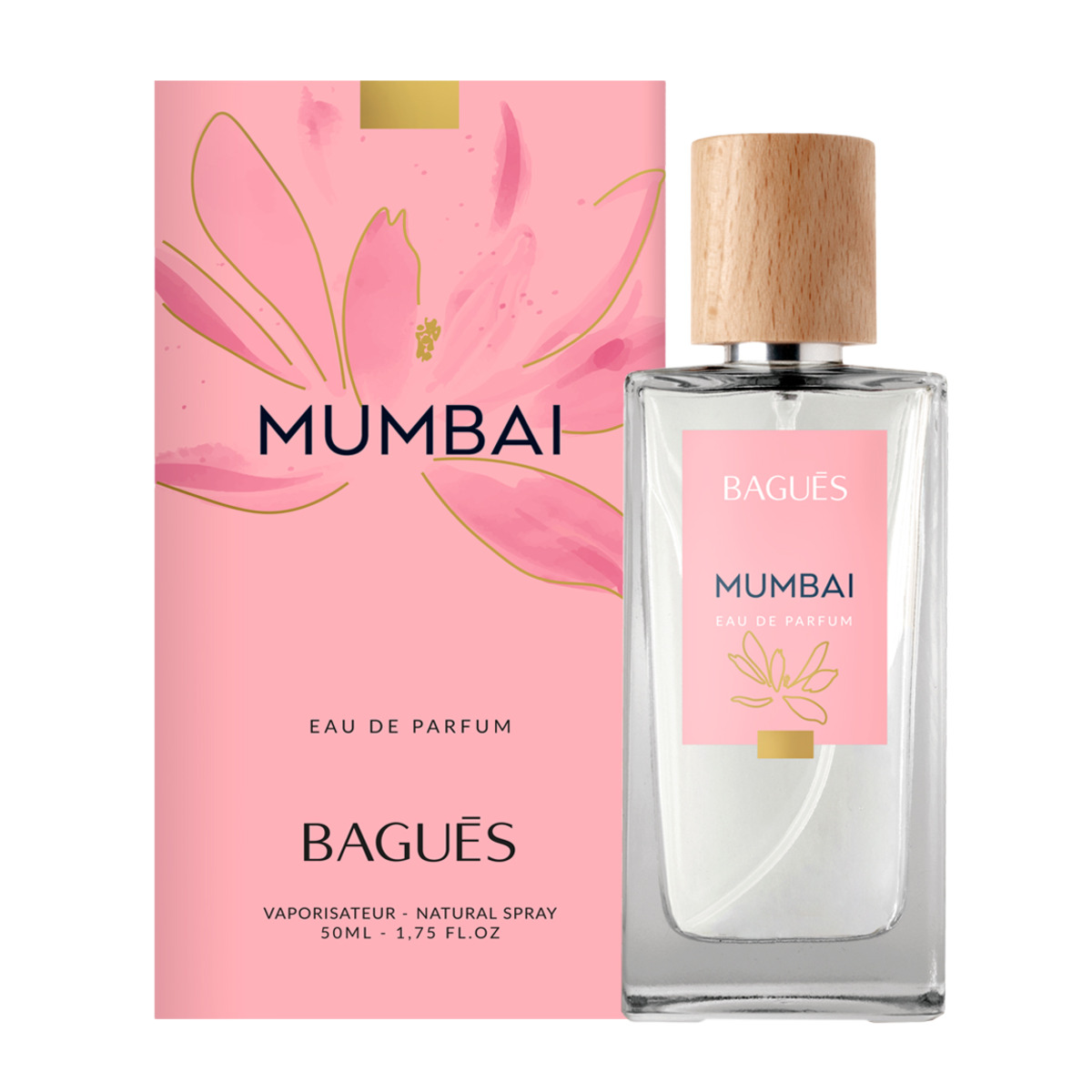 bagues-10281092 Perfume Mujer Bagués Mumbai EDP 50 ml - Imagen 1