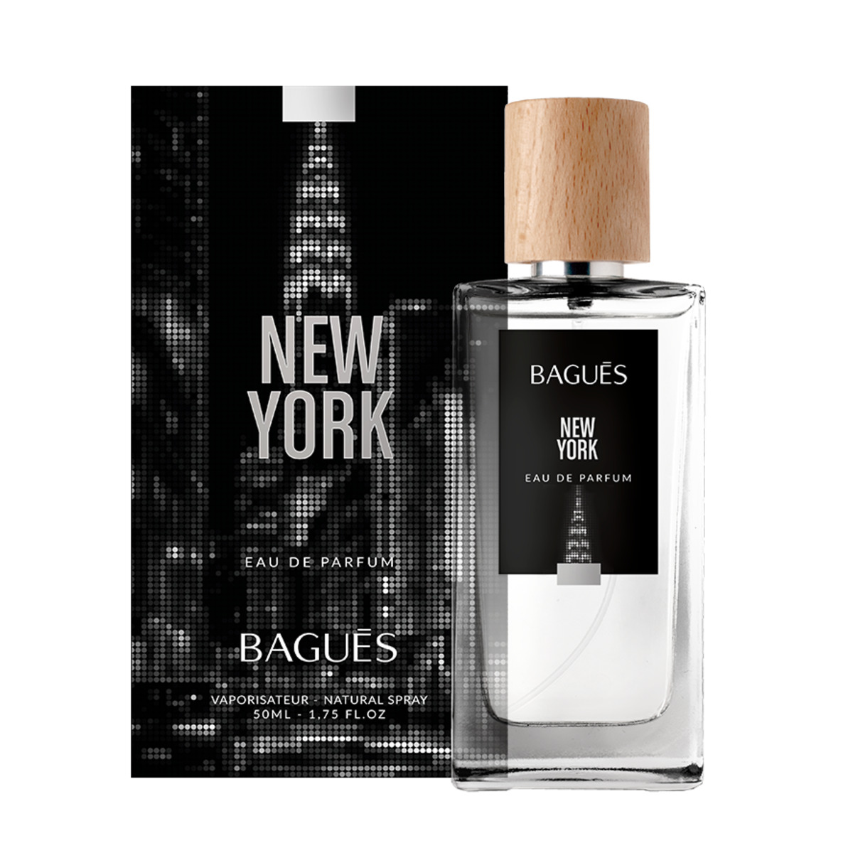 bagues-10282039 Perfume Hombre Bagués New York Homme EDP 50 ml - Imagen 1