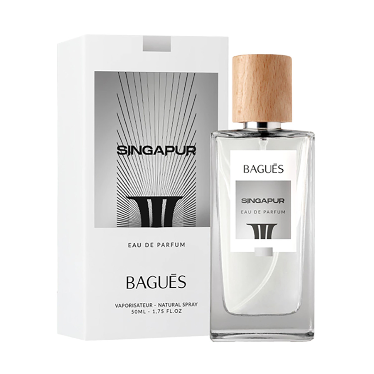 bagues-10282099 Perfume Hombre Bagués Singapur EDP 50 ml - Imagen 1