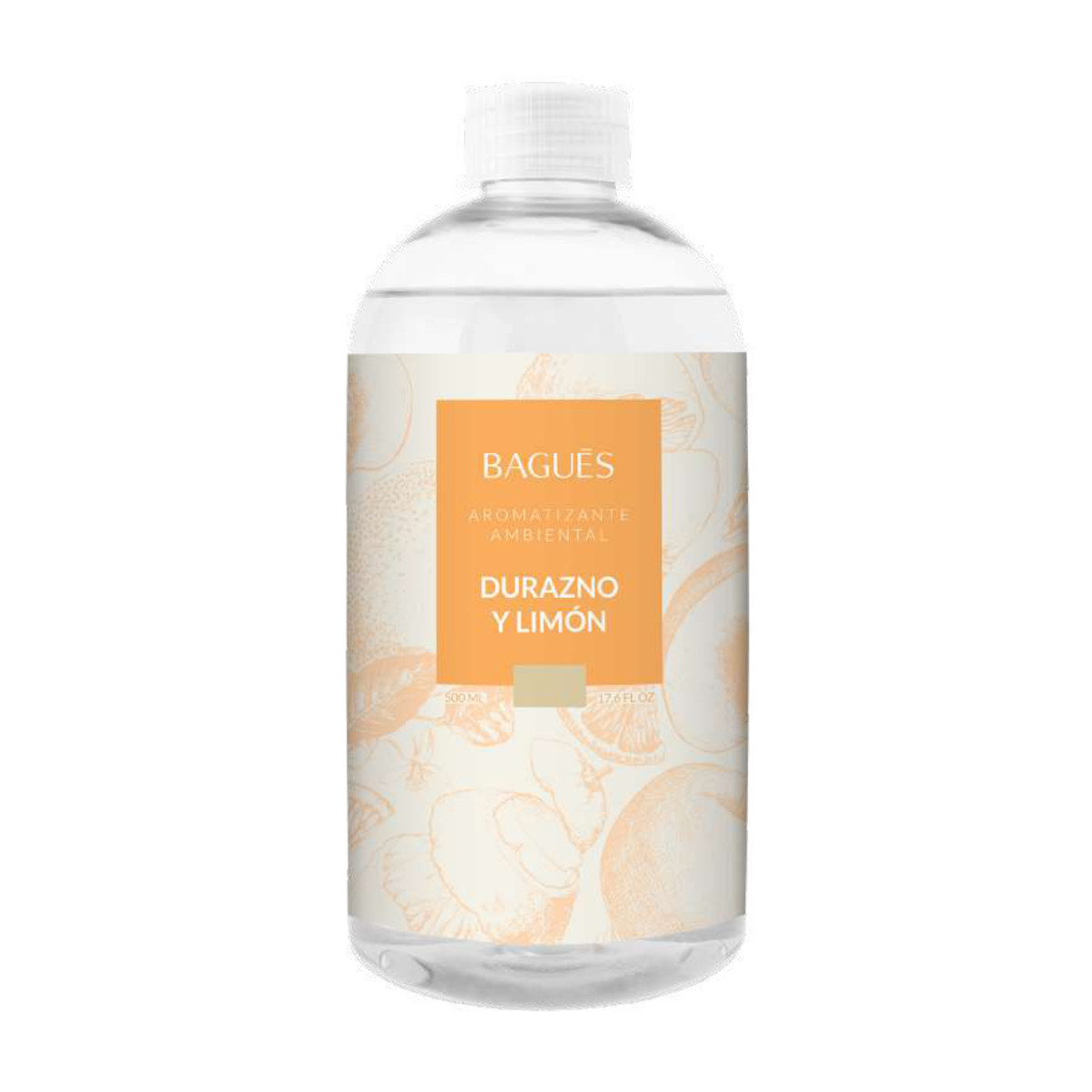 bagues-11131013 Bagués Aromatizante Ambiental Durazno y Limón 500 ml - Imagen 1