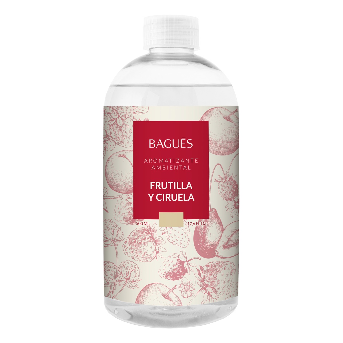 bagues-11131014 Bagués Aromatizante Ambiental Frutilla y Ciruela 500 ml - Imagen 1