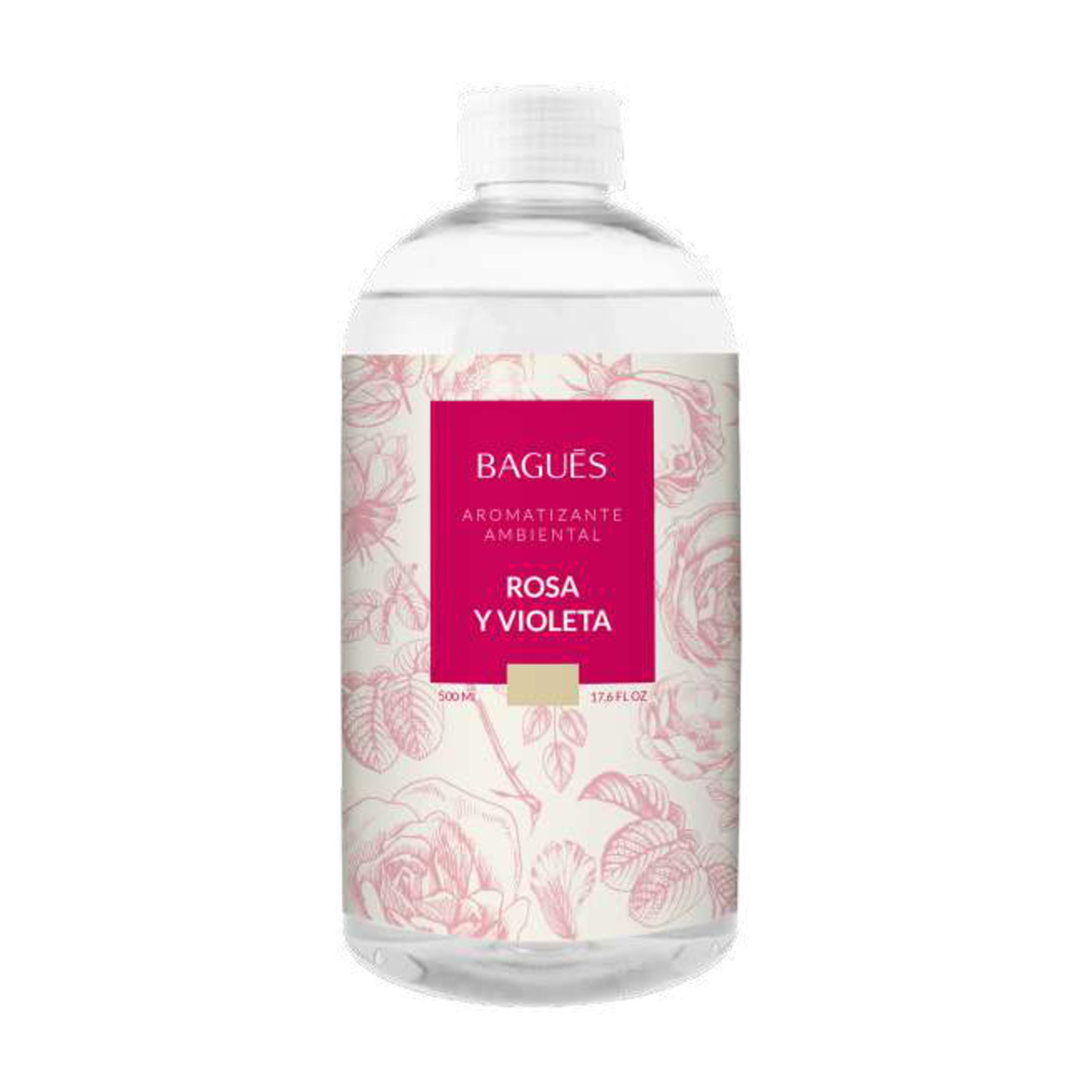 bagues-11131018 Bagués Aromatizante Ambiental Rosa y Violeta 500 ml - Imagen 1