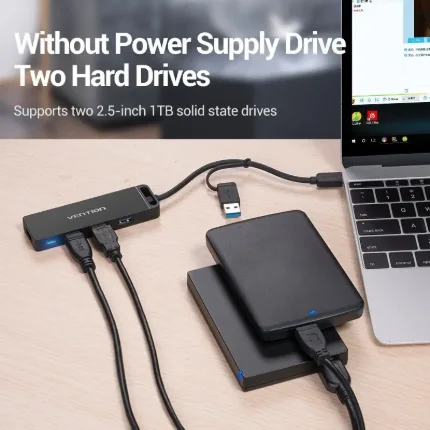 Hub Vention USB-C/USB-A 4 Puertos 3.0 - Imagen 3