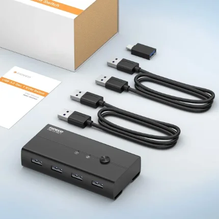 Fideco Switch USB 3.0 4 Puertos para 2 PCs - Imagen 3