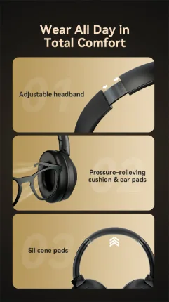 Auriculares Vention SoundMate S11 Bluetooth Negro - Imagen 9