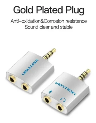 Adaptador Audio Vention Jack 3.5mm Auricular - Imagen 3