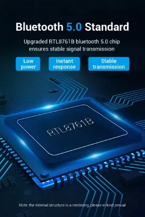 Adaptador Bluetooth USB 5.0 Vention Negro - Imagen 5