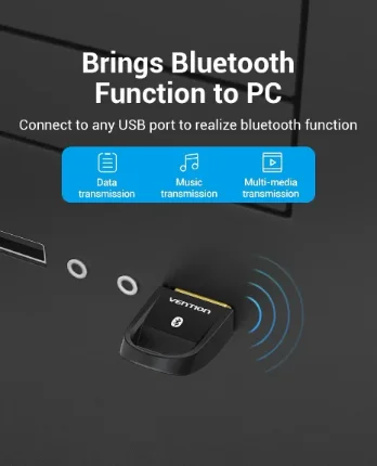 Adaptador Bluetooth USB 5.0 Vention Negro - Imagen 5