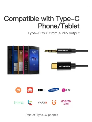 Vention Cable USB-C a Jack 3.5mm 1m - Imagen 4