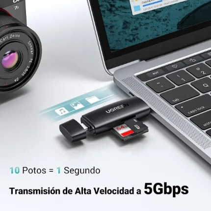 Ugreen Lector SD/MicroSD USB-C y USB 3.0 - Imagen 7