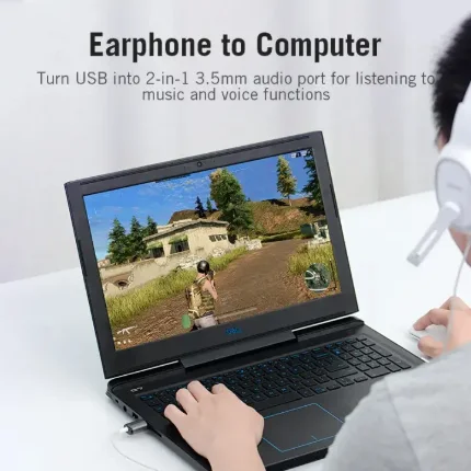Adaptador Audio USB a Jack 3.5mm Vention - Imagen 6