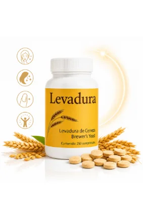 Levadura de Cerveza Macrosalud 250 Comprimidos - Imagen 2