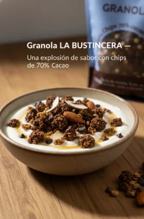 Granola Cereales Coco Frutos Secos Cacao 170g - Imagen 3