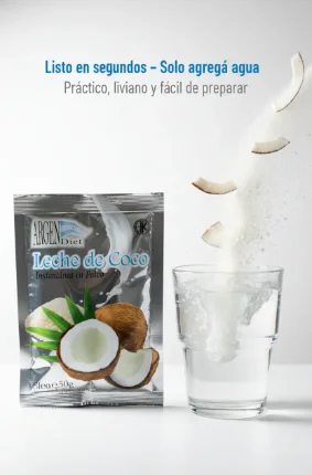 Leche de Coco en Polvo Argendiet 50g - Imagen 2