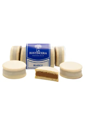 Mini Alfajores Blancos La Bustincera x5